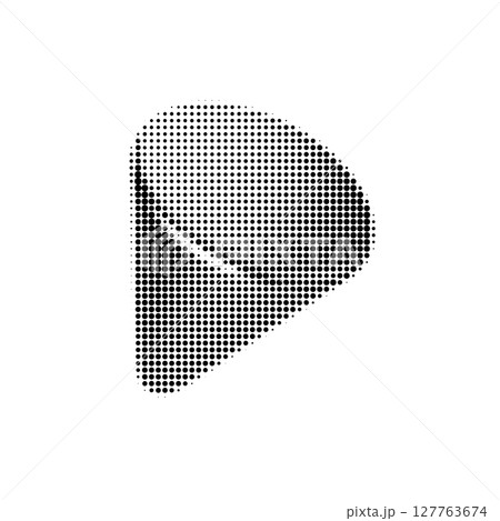 Dynamic halftone sphere vector illustration in black and white, perfect for modern designs. Abstract dot pattern creates a retro vibe. Ideal for backgrounds, posters, and web graphics. 127763674