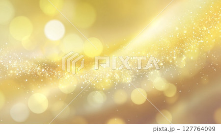 金色に輝く光の背景 127764099