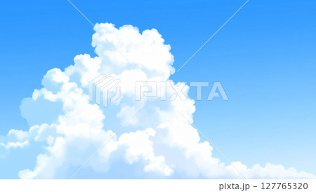 青空 夏 入道雲 青空 夏 入道雲 127765320