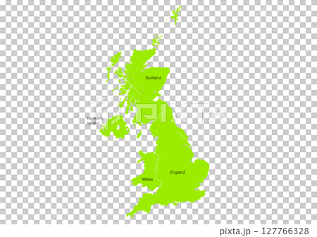 英國地圖，世界地圖上的英國行政區劃 127766328
