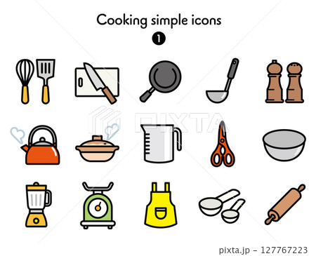 アイコン集 調理器具1 127767223