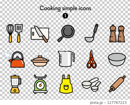 圖示集合炊具 1 127767223