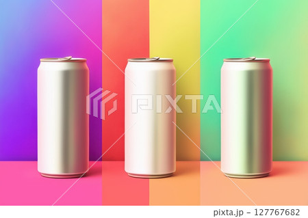 500ml drink in an aluminum next to bowl of cherries 500ml drink in an aluminum next to bowl of cherries 127767682