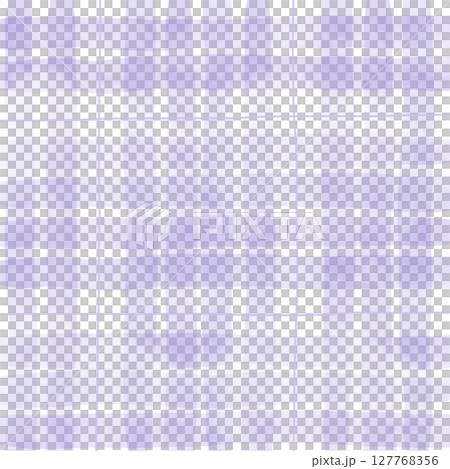 Purple Plaid Gingham Madras Check Hand Drawn Background Pattern Overlay 127768356