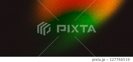 Noise light gradient with vibrant red, orange and green on black background Noise light gradient with vibrant red, orange and green on black background 127768519