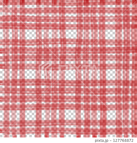 Red Plaid Gingham Check Hand Drawn Background Pattern Overlay Red Plaid Gingham Check Hand Drawn Background Pattern Overlay 127768872