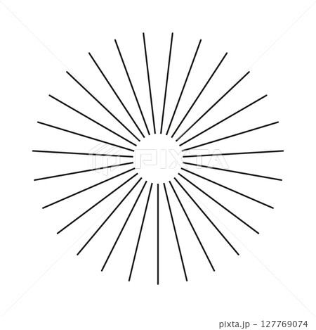 Spokes with radiating stripes grid. Radial stripes icon. Sunburst element. Radial circle radiation lines. Circular lines. Spokes with radiating stripes grid. Radial stripes icon. Sunburst element. Radial circle radiation lines. Circular lines. 127769074
