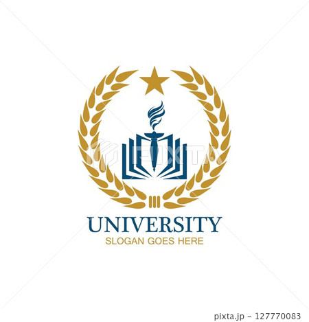 University, Academy, School and Course logo design template 127770083