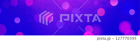 Purple bokeh panorama background for Banner, Poster, celebration, event and various design works 127770395