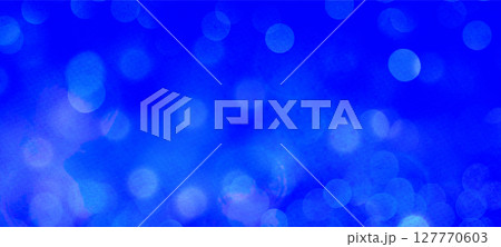 Blue bokeh widescreen background for Banner, Poster, celebration, event and various design works Blue bokeh widescreen background for Banner, Poster, celebration, event and various design works 127770603