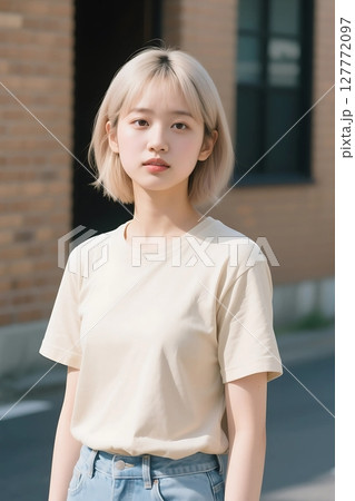 Tシャツモデル 127772097