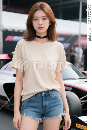 Tシャツモデル 127772100