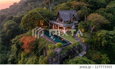 Luxury Cliffside Villa with Infinity Pool and Ocean View 127773505