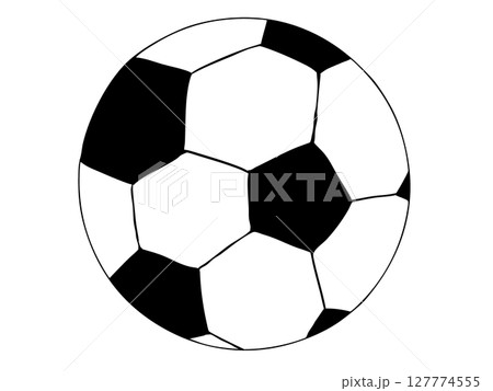 サッカーボール 127774555