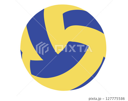 バレーボール 主線なし 127775586