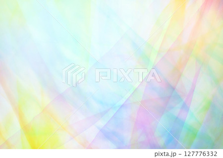 カラフルな薄布背景 127776332