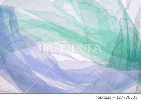 カラフルな薄布背景 127776335