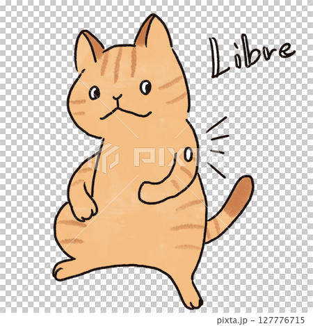 虎斑貓用 Libre 測量血糖水平 虎斑貓用 Libre 測量血糖水平 127776715