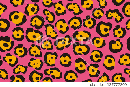 ジャガー柄、アニマル柄のシームレスパターン、背景、ベクターデーター、総柄 サイケデリック ジャガー柄、アニマル柄のシームレスパターン、背景、ベクターデーター、総柄 サイケデリック 127777209