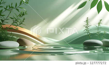 a tree inside the water 127777272