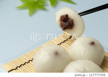 瑞々しい葛饅頭　瑞々しい水まんじゅう 127777349