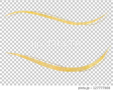 金色:簡潔曲線與手繪素材套裝 金色:簡潔曲線與手繪素材套裝 127777808