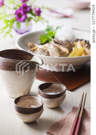 日本酒と鯛のあら煮 日本酒と鯛のあら煮 127779424