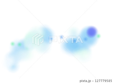 青や水色のやわらかな雰囲気のあしらいイラスト 127779585