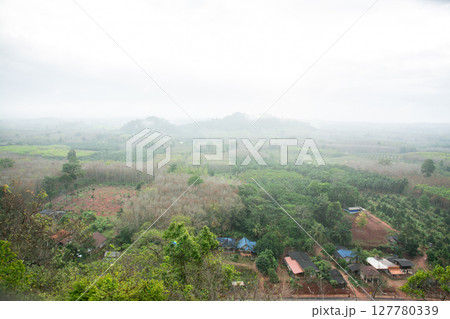 Aerial view from Khao Na Nai Luang Park Surat Thani, Thailand. Aerial view from Khao Na Nai Luang Park Surat Thani, Thailand. 127780339