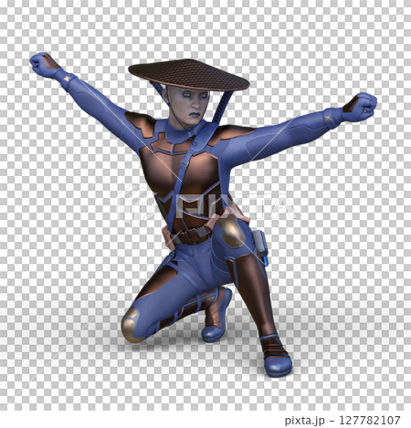 Cyber swordfighter 127782107