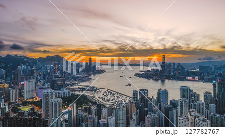 June 24 2025 Hong Kong Waterfront Scenic Urban Coastal Skyline View June 24 2025 Hong Kong Waterfront Scenic Urban Coastal Skyline View 127782767