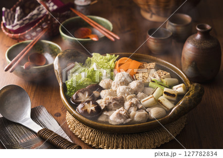 鶏だんご鍋 鶏だんご鍋 127782834