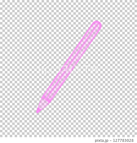 ペン_水彩風(ピンク) 127783028
