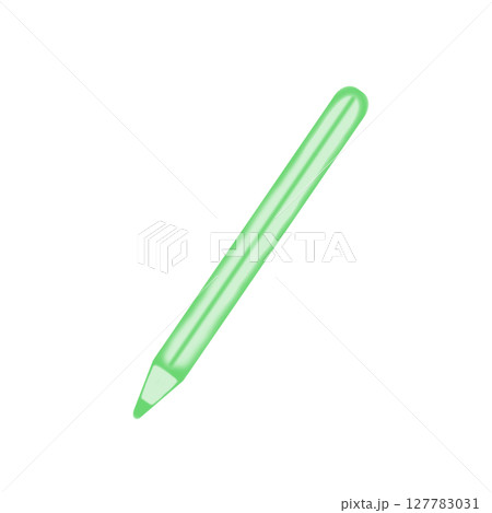 ペン_水彩風(緑) 127783031