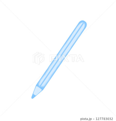 ペン_水彩風(青) 127783032