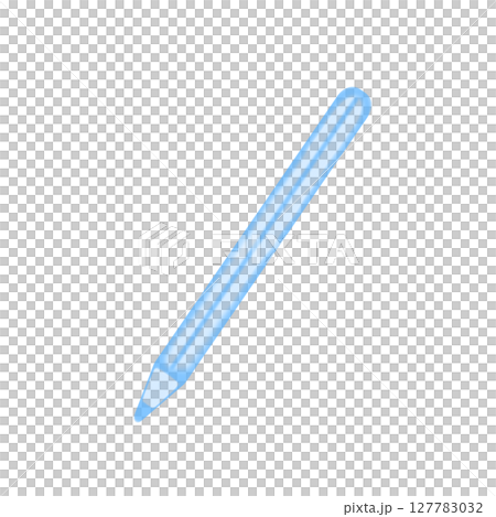 ペン_水彩風(青) 127783032