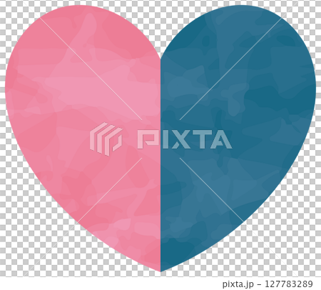 雙面心插圖 127783289