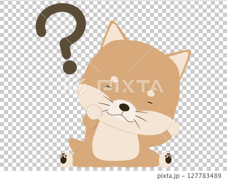 Shiba Inu with a confused expression Shiba Inu with a confused expression 127783489