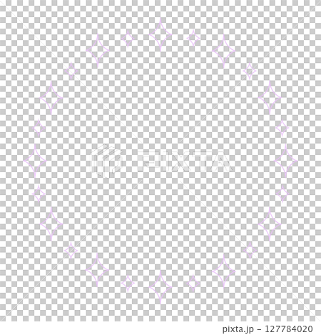 Sparkling frame illustration 127784020