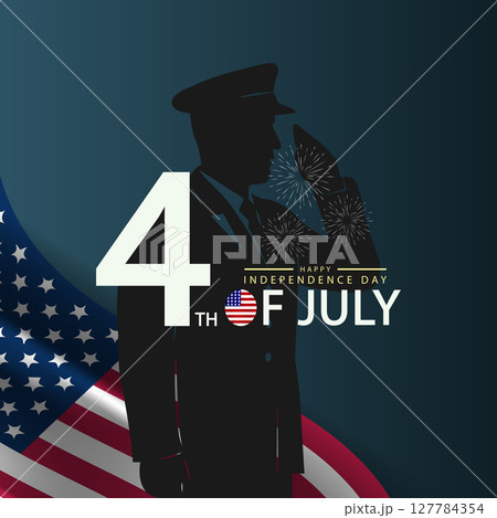 Fourth of July Revelry Celebrating the Spirit of American Independence 127784354