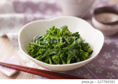 菜の花のお浸し 菜の花のお浸し 127784381