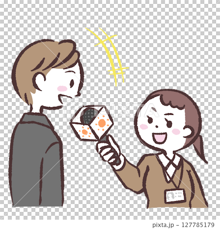 街頭採訪插圖 127785179