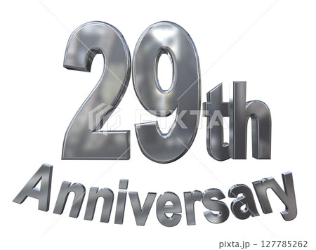 3DCG文字「29th Anniversary/29周年マークキラキラ」 3DCG文字「29th Anniversary/29周年マークキラキラ」 127785262