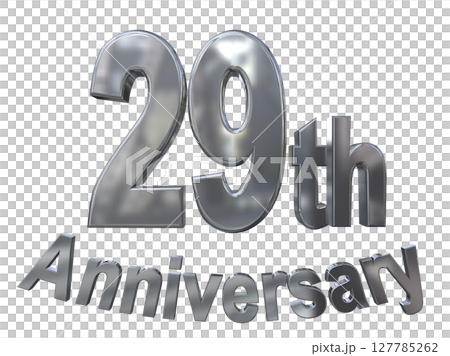 3DCG文字「29th Anniversary/29周年マークキラキラ」 3DCG文字「29th Anniversary/29周年マークキラキラ」 127785262