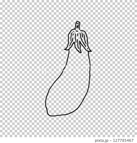 なす　線画 127785467