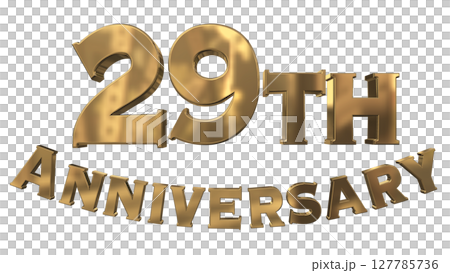 3DCG text "29th Anniversary/29th Anniversary Mark Sparkle" 3DCG text "29th Anniversary/29th Anniversary Mark Sparkle" 127785736