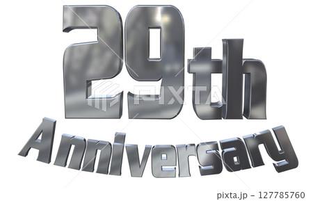 3DCG文字「29th Anniversary/29周年マークキラキラ」 3DCG文字「29th Anniversary/29周年マークキラキラ」 127785760