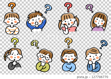 充滿疑惑的孩子插圖集① 充滿疑惑的孩子插圖集① 127786770