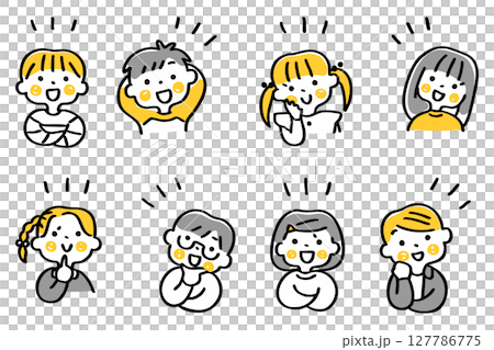 孩子們想出主意的插圖集② 127786775