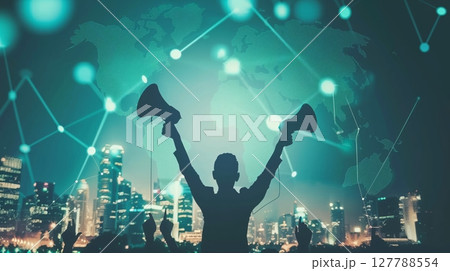 Social media profoundly impacts globally, amplifying voices, sparking cultural movements, and driving rapid change. Social media profoundly impacts globally, amplifying voices, sparking cultural movements, and driving rapid change. 127788554